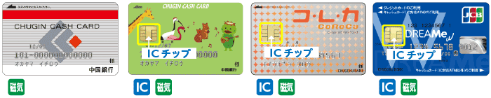 キャッシュカード例
