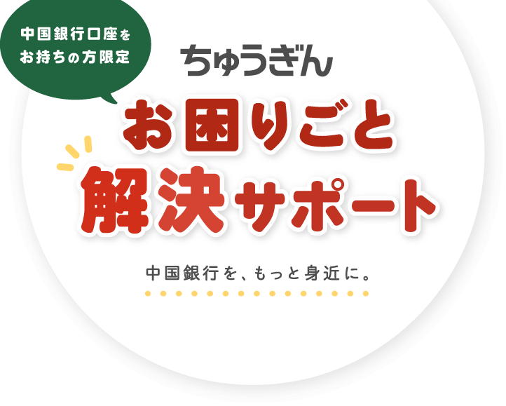 ちゅうぎんお困りごと解決サポート